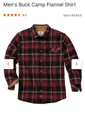 Legendary Whitetails Red Black Tan Plaid Flannel Shirt XL Outdoors Workwear